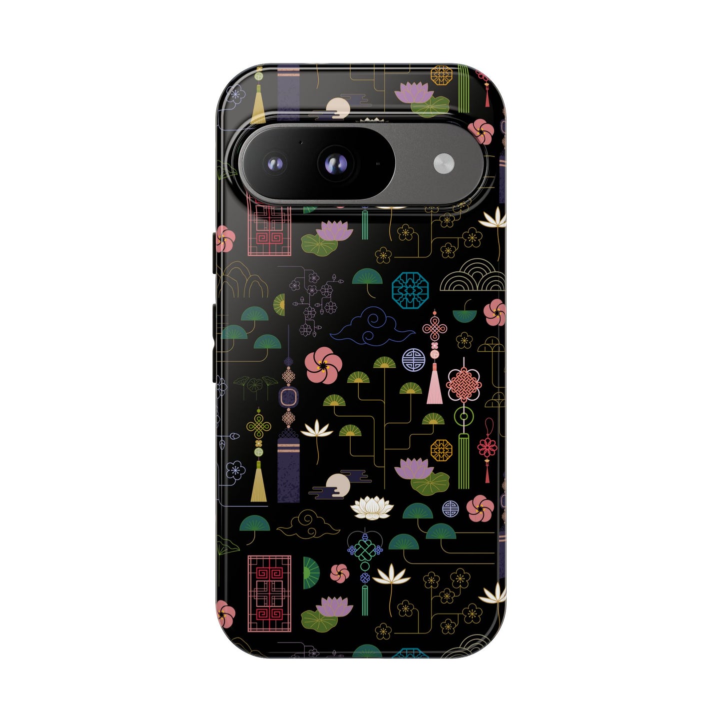 Norigae Night Garden Tough Phone Case - Elegant K-Pop Merch - iPhone, Galaxy, Pixel Cover