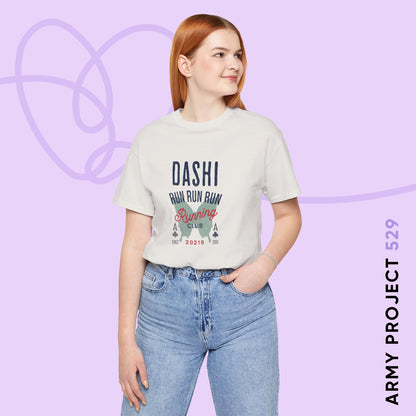OT7 Short Sleeve Shirt - Dashi Running Club - Fanmade BTS Merch - Unisex Jersey T-Shirt