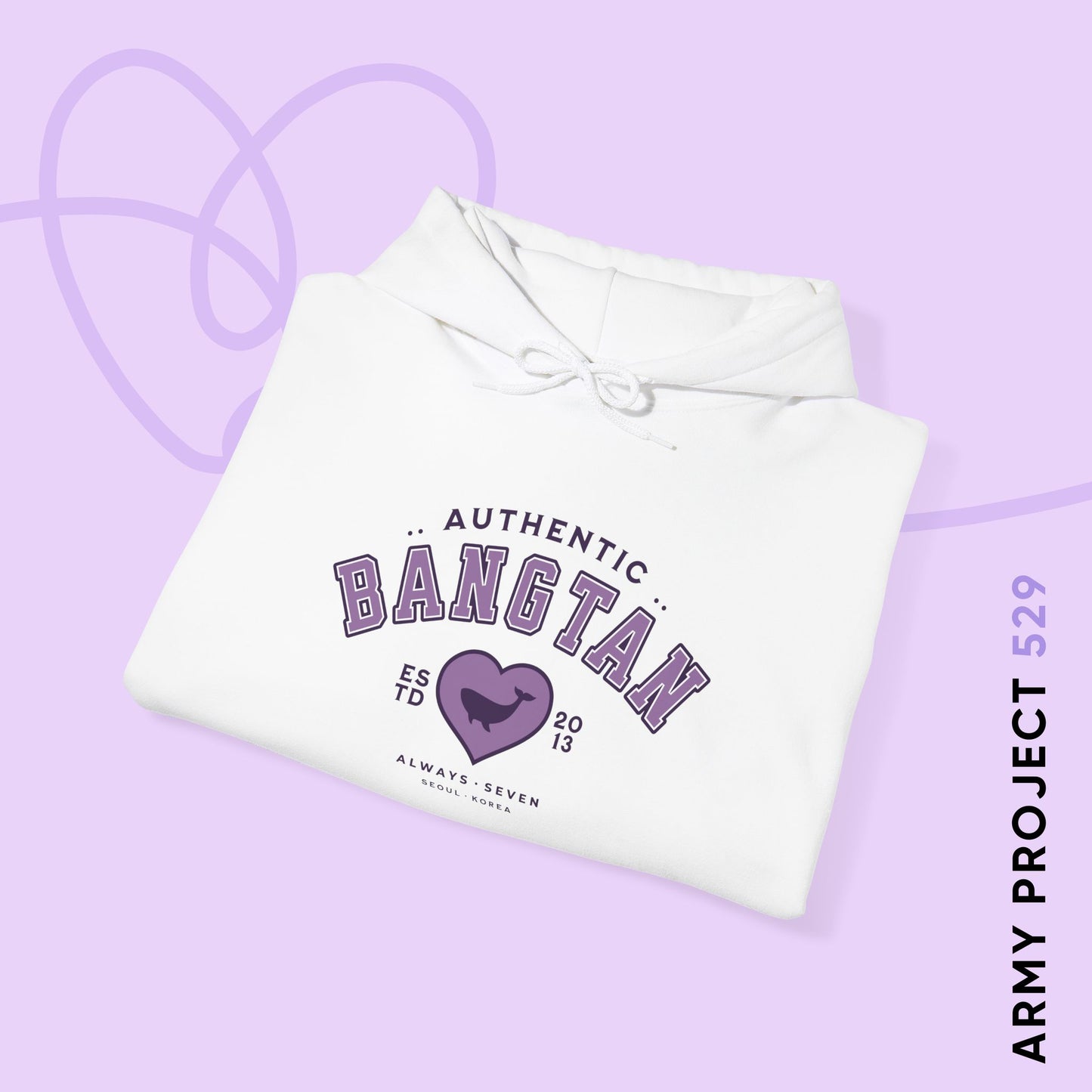 OT7 Hoodie - Bangtan Athletics - Fanmade BTS Merch - Cozy Unisex Sweatshirt