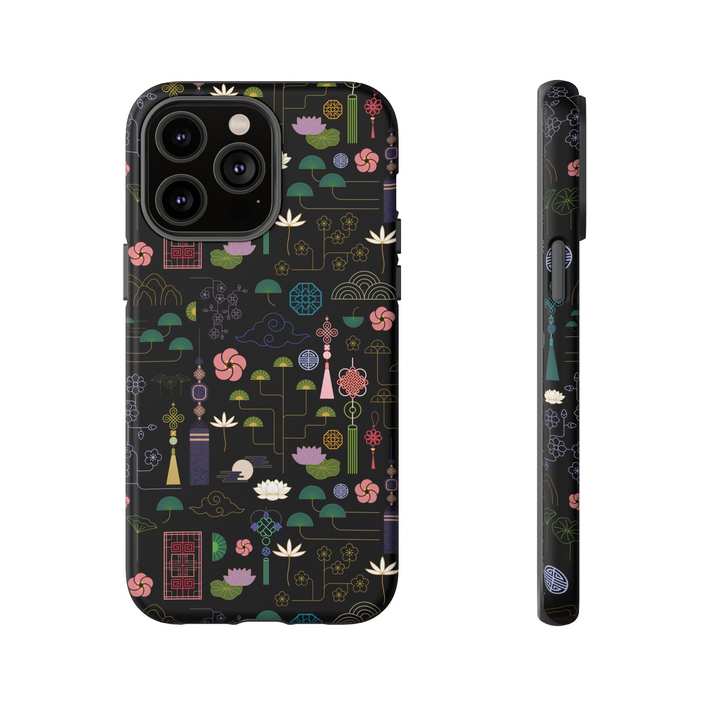 Norigae Night Garden Tough Phone Case - Elegant K-Pop Merch - iPhone, Galaxy, Pixel Cover