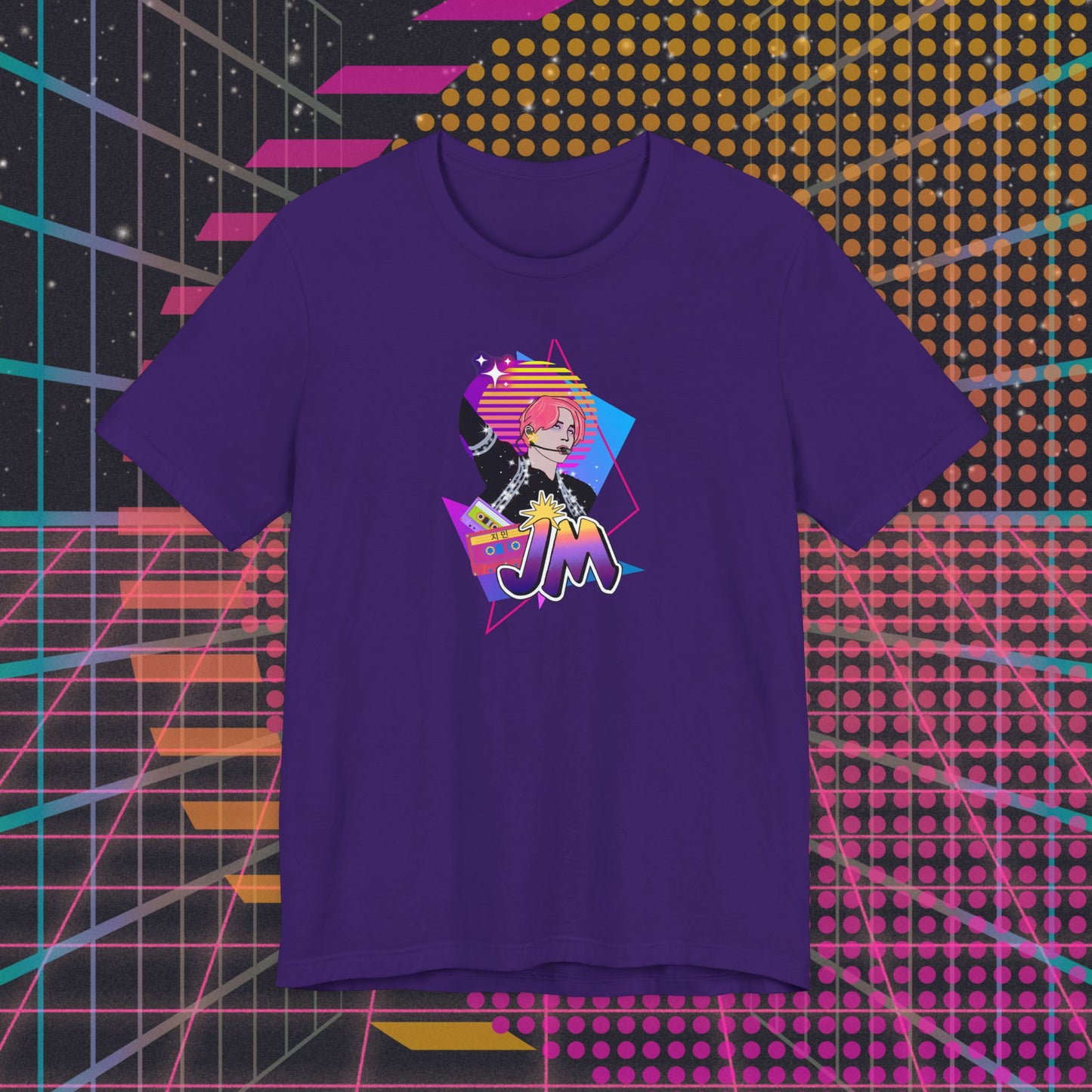Jimin 1980s Retro Series Unisex Jersey Short Sleeve Tee