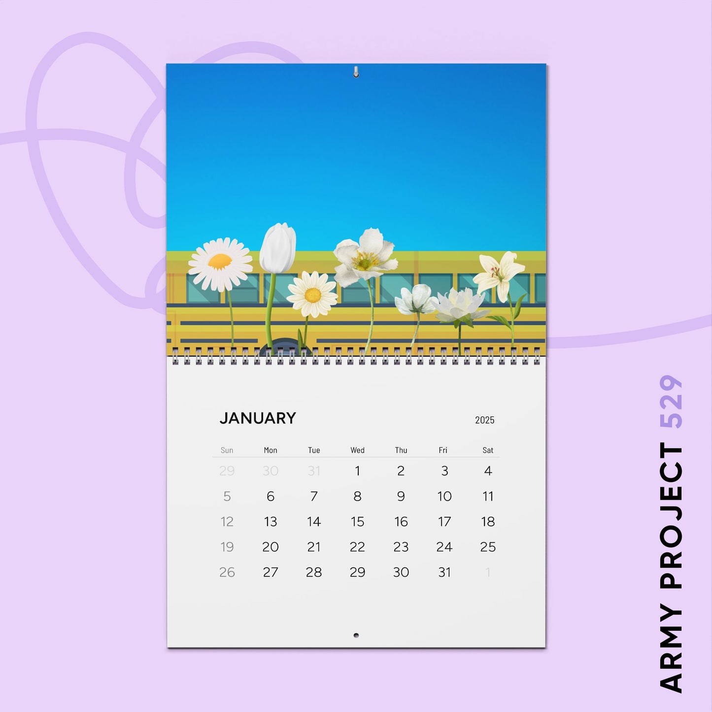 Guess the Song 2025 Wall Calendar