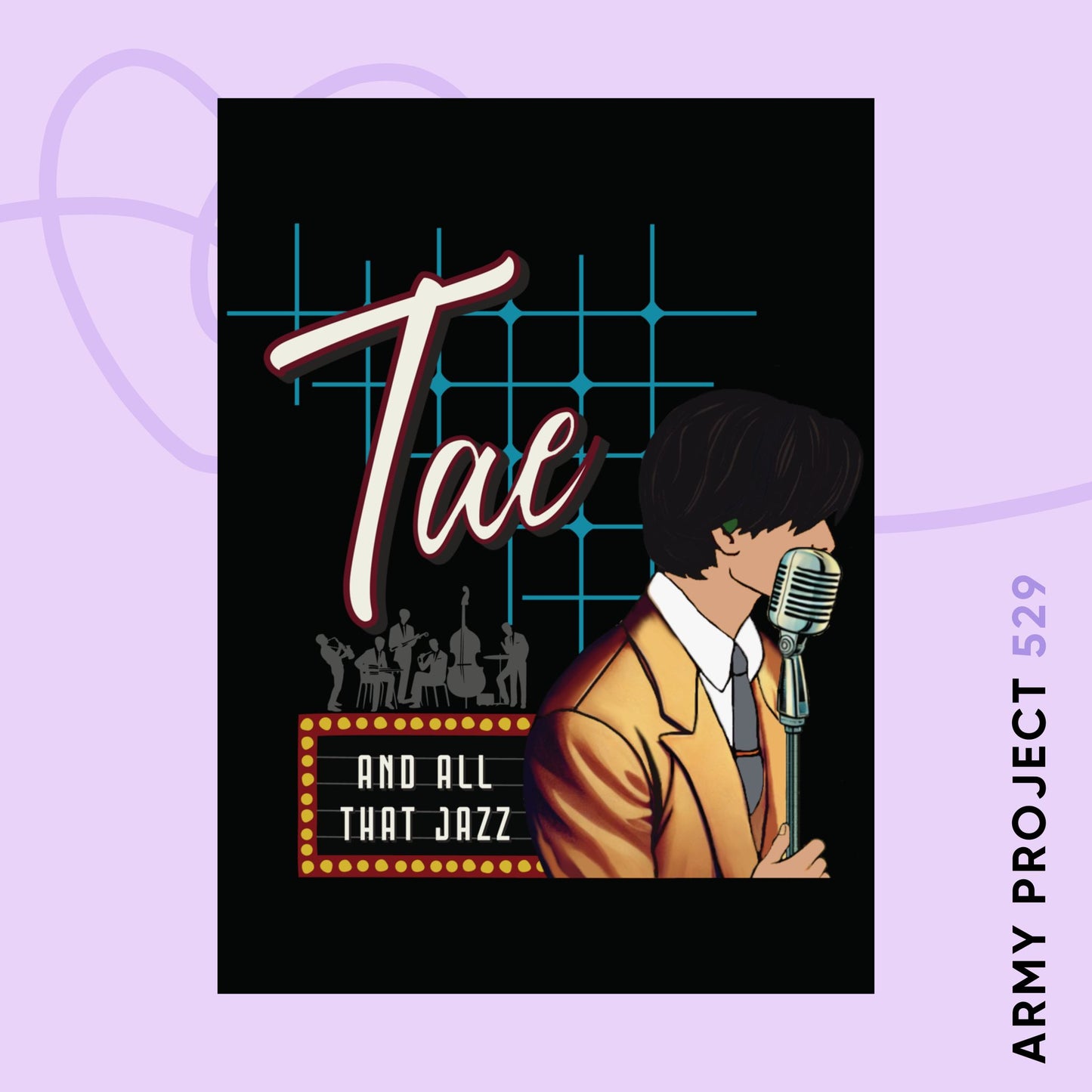 Taehyung 1950s Retro Series Matte Poster