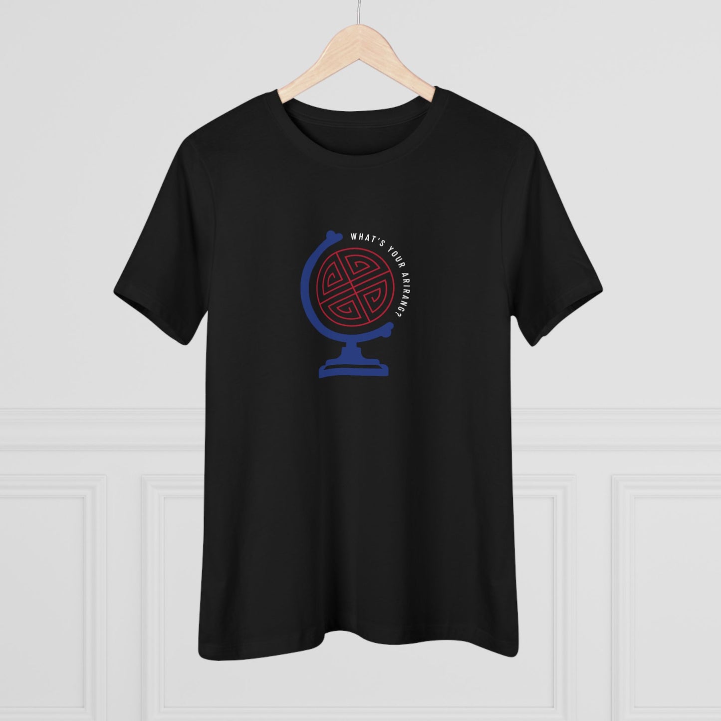 OT7 Women's Tee - What's Your Arirang? Globe and Cities - Soft Jersey T-Shirt