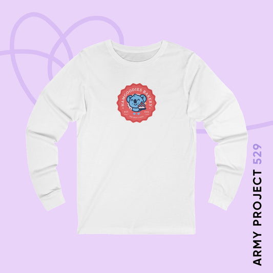 Namjoon Long Sleeve Shirt - Cute Fanmade BTS Merch - Namgoodies Bakery - Soft Unisex T-Shirt