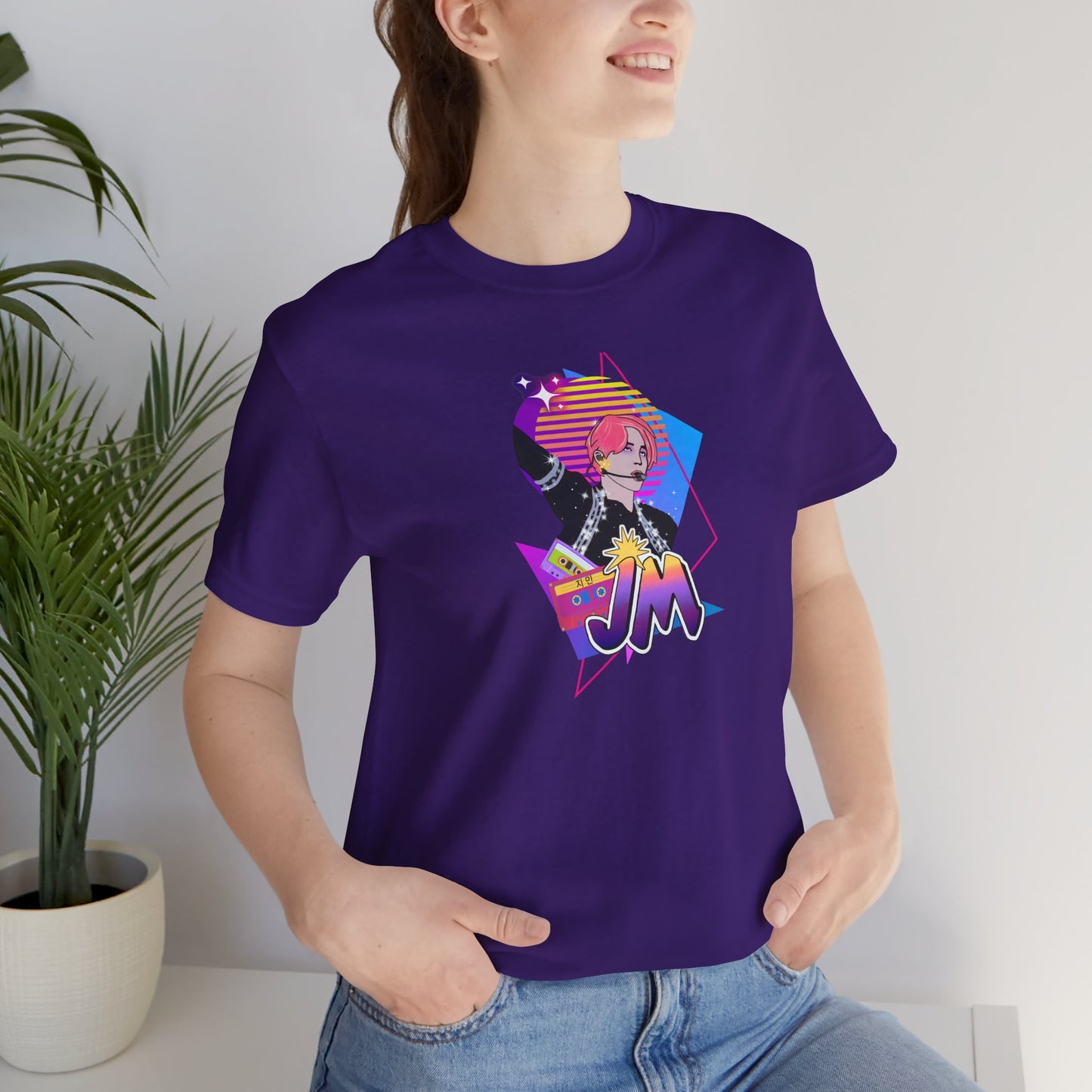 Jimin 1980s Retro Series Unisex Jersey Short Sleeve Tee