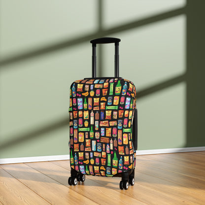 Bright & Bold Korean Snacks Luggage Cover