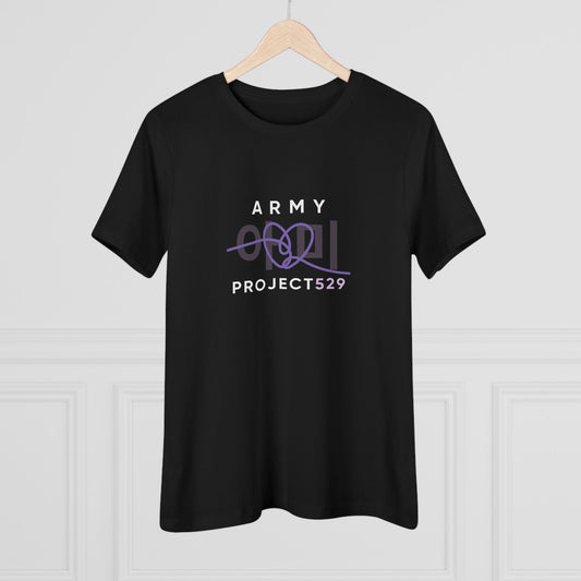 ARMY Project 529 Women's Tee - ARMY Apparel - Soft Jersey T-Shirt