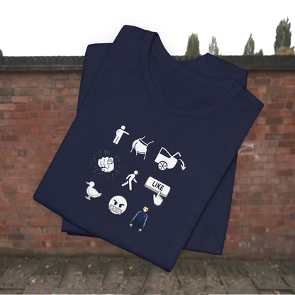 Walking Like A Duck Unisex Jersey Short Sleeve Tee