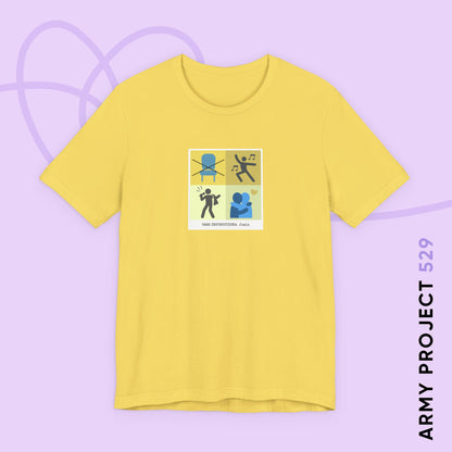 Jimin Care Instructions Unisex Jersey Short Sleeve Tee