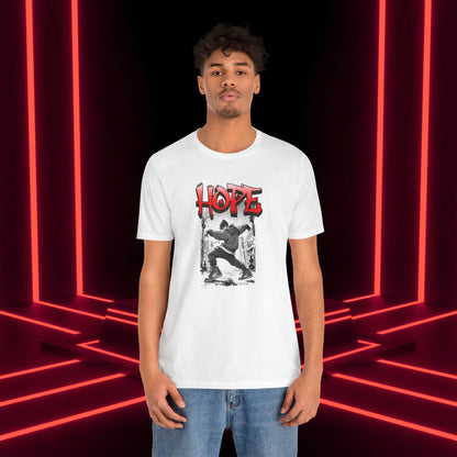 Hobi Concert Short Sleeve Shirt - HOTS with Hope (Stop Sign Ver.) - Fanmade BTS Merch - Soft Unisex T-Shirt