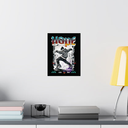 Hobi Wall Art - Fanmade BTS Retro Series - 90s Hip-Hop Aesthetic - Matte Poster