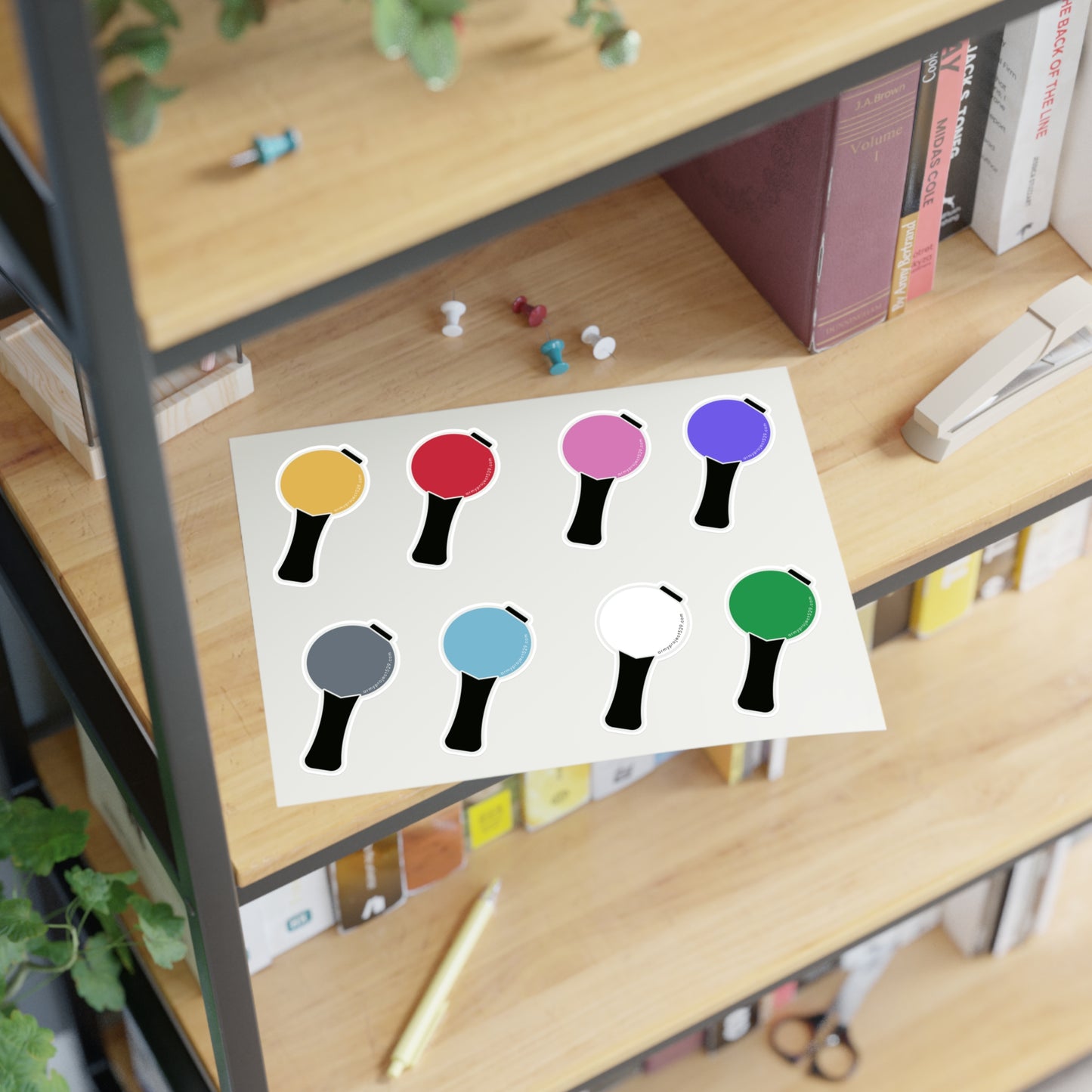 Ma City Map Lightstick Vinyl Sticker Sheet