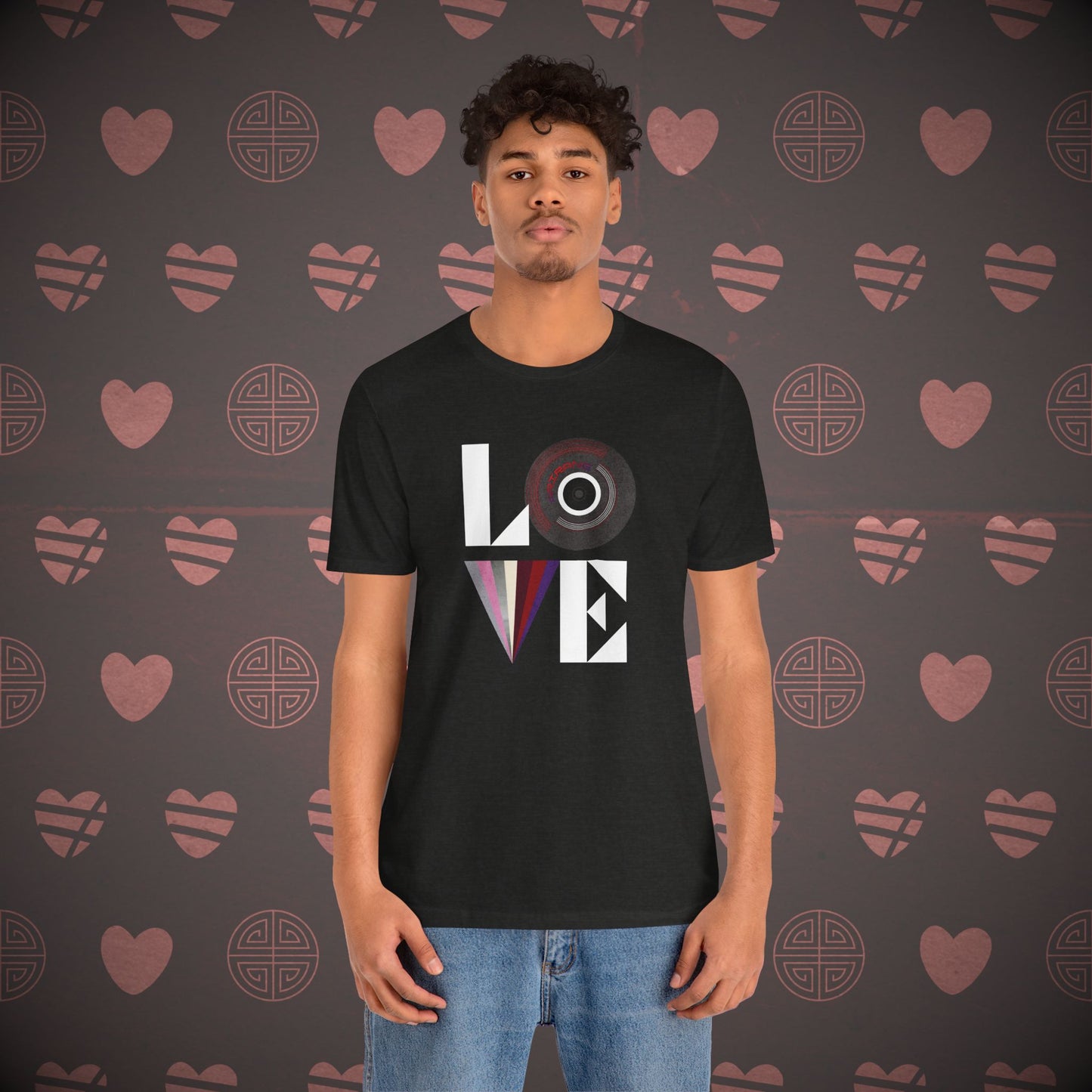 OT7 Short Sleeve Shirt - Love Record - Unisex Jersey T-Shirt