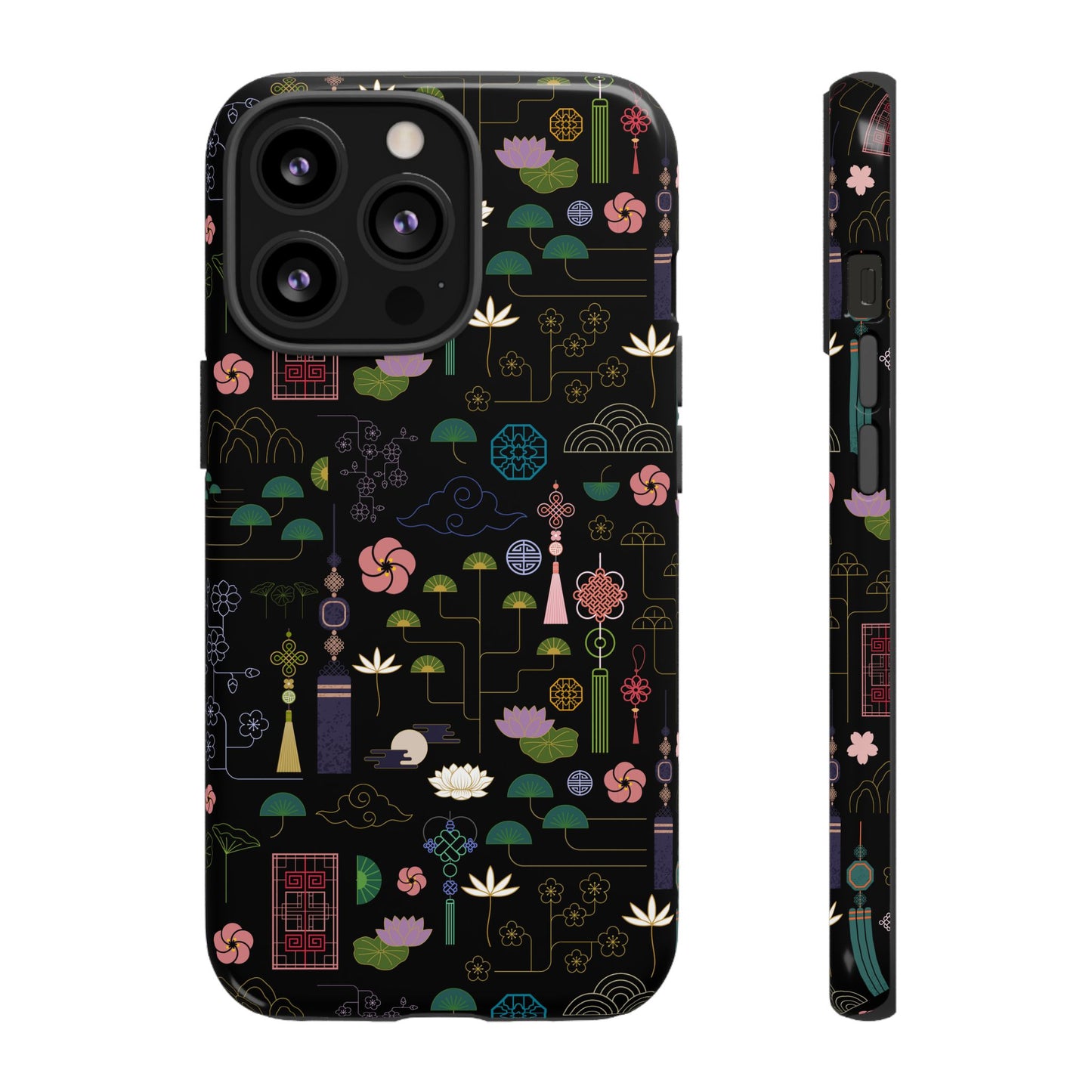 Norigae Night Garden Tough Phone Case - Elegant K-Pop Merch - iPhone, Galaxy, Pixel Cover