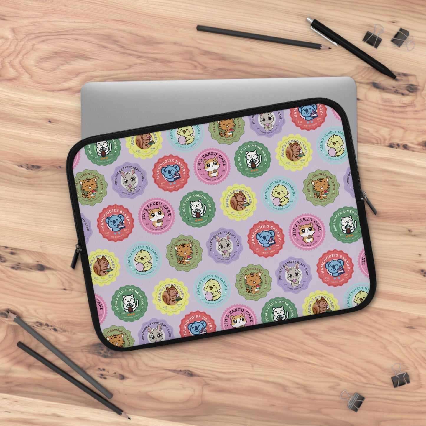 Namgoodies Bakery Series Laptop Sleeve - Elegant K-Pop Tech Accessories