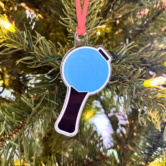 Namjoon Holiday Ornament - Bangtan Lightstick - Fanmade BTS Merch - Custom-Cut Acrylic