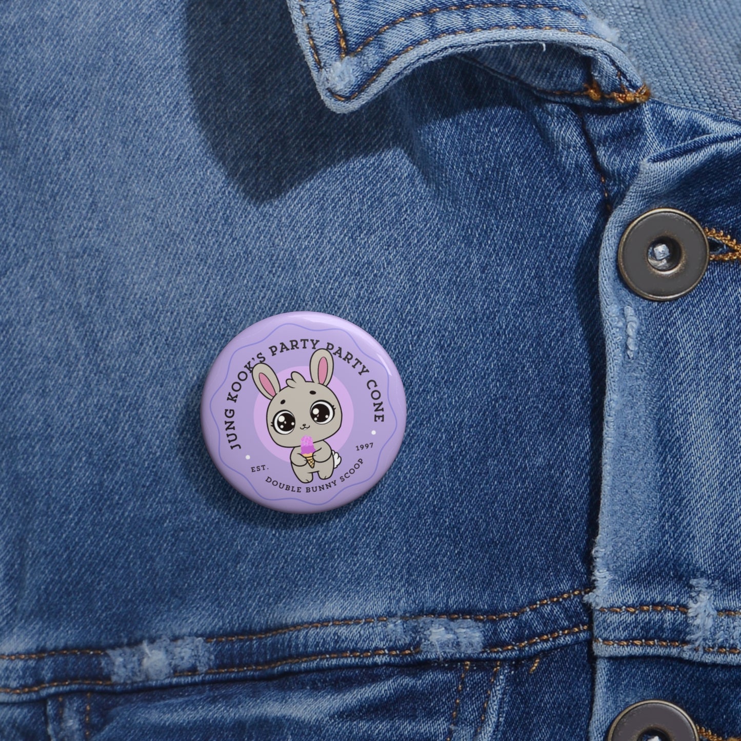 Jungkook Party Party Cone Bakery Series Pin Button