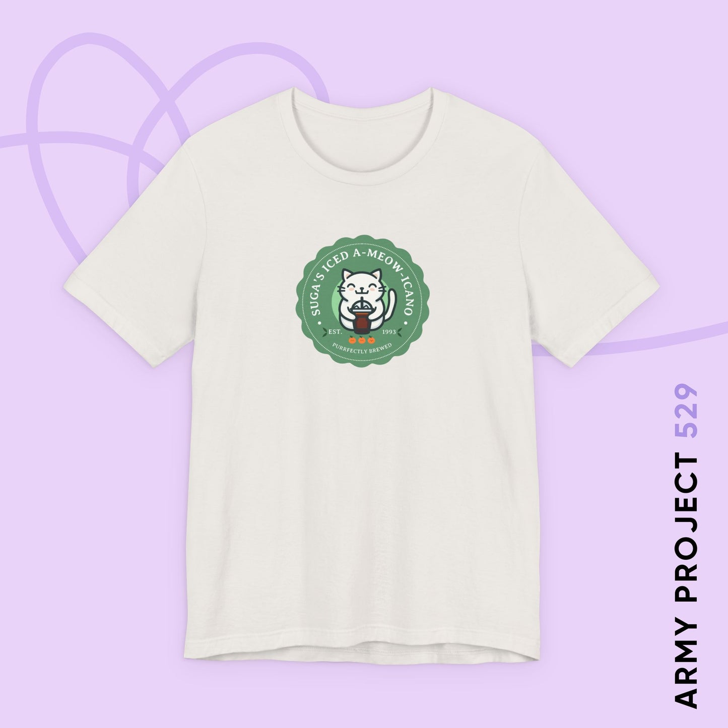 SUGA Iced A-meow-icano Unisex Jersey Short Sleeve Tee