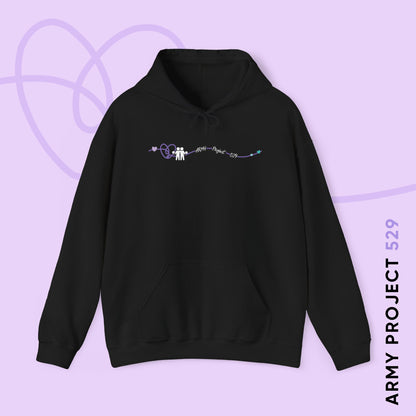 AP529 Heartline Logo Unisex Heavy Blend™ Hoodie