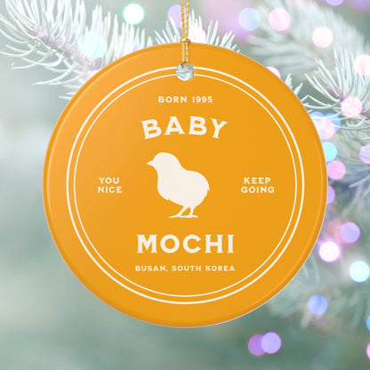 Baby Mochi Badge Series Ceramic Ornament