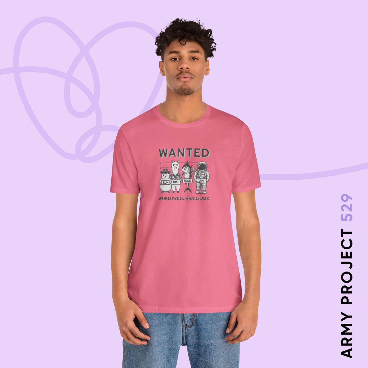 Run Kim Seokjin Unisex Jersey Short Sleeve Tee