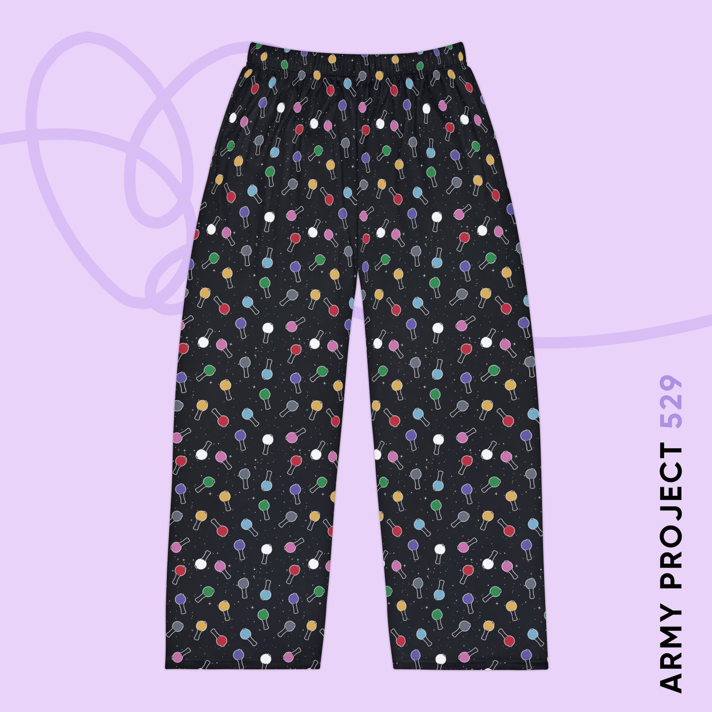Ma City Map Lightstick Unisex Pajama Pants