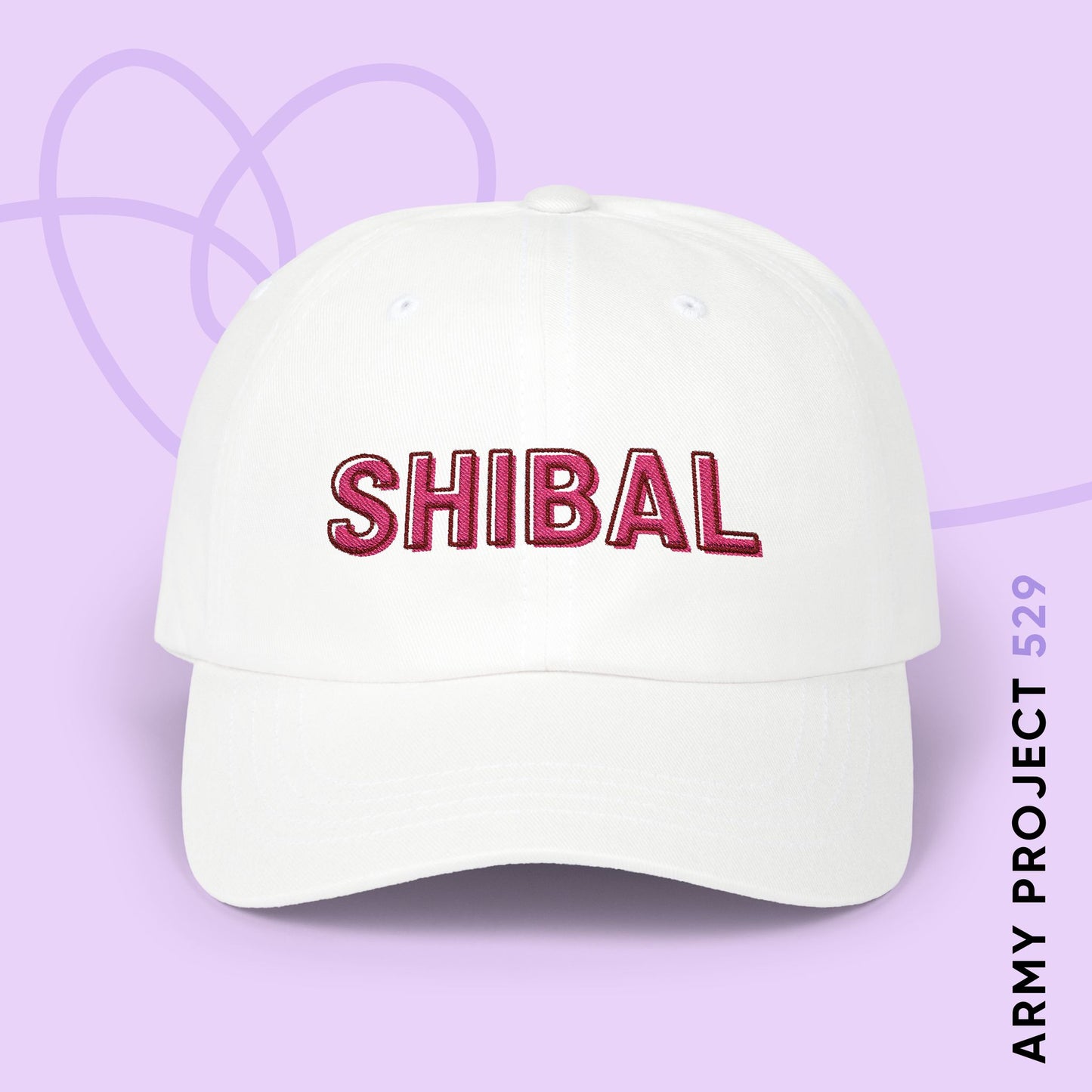Shibal Bold Embroidered Baseball Cap