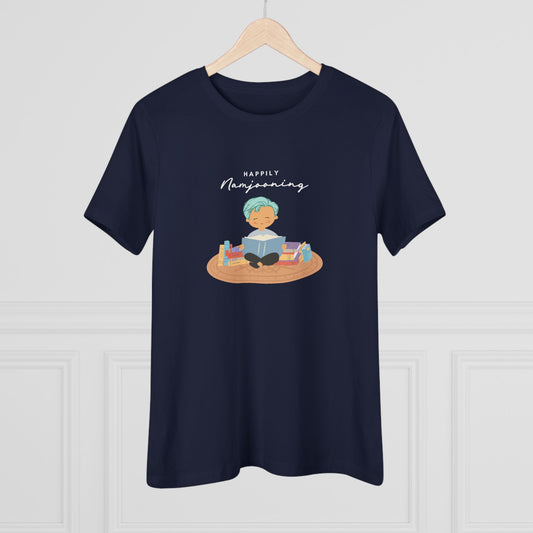 Namjoon Women's Tee - Happily Namjooning - Fanmade BTS Merch - Soft Jersey T-Shirt