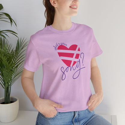 OT7 Short Sleeve Shirt - What's Your Love Song? - Unisex Jersey T-Shirt