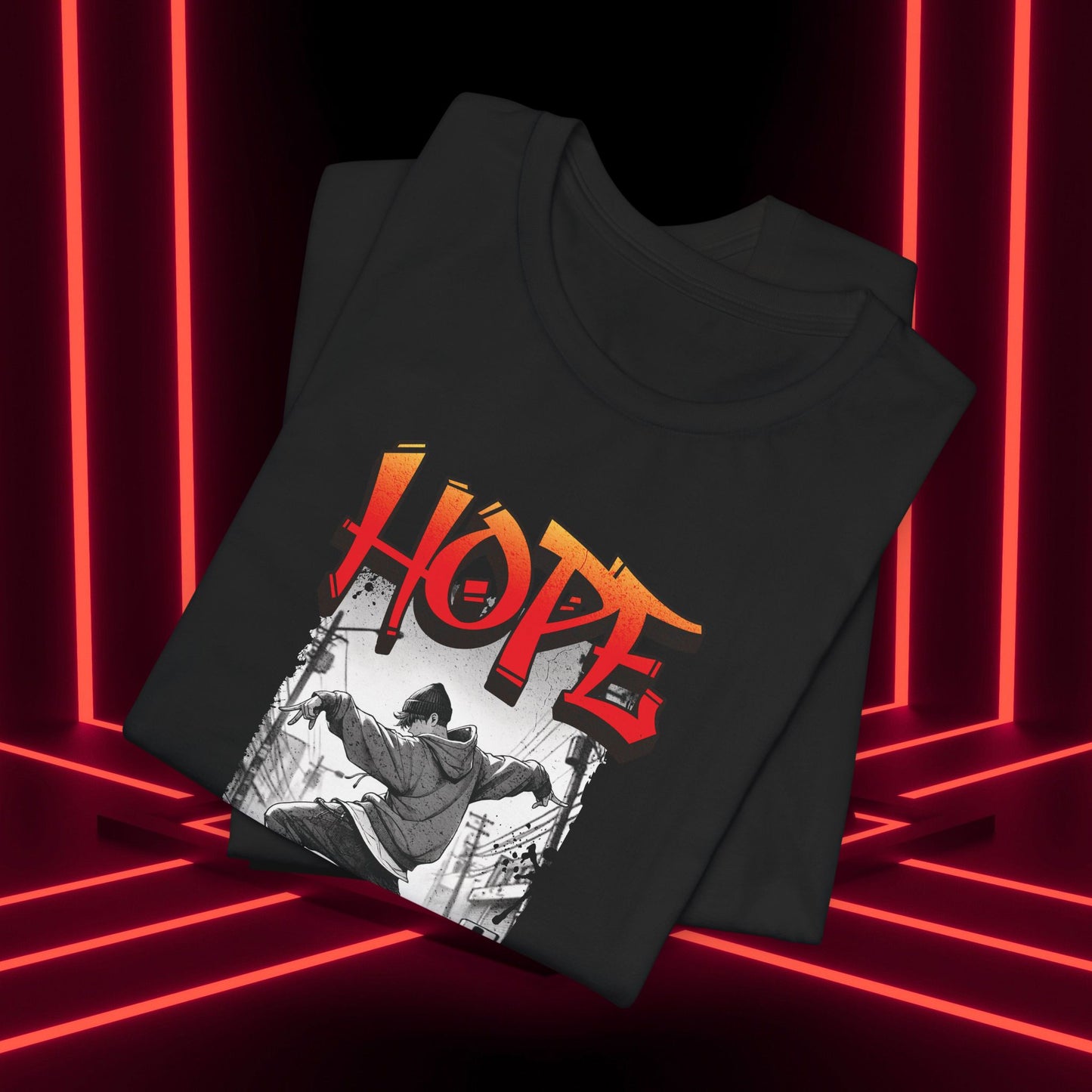 Hobi Concert Short Sleeve Shirt - HOTS with Hope (Arson Ver.) - Fanmade BTS Merch - Soft Unisex T-Shirt