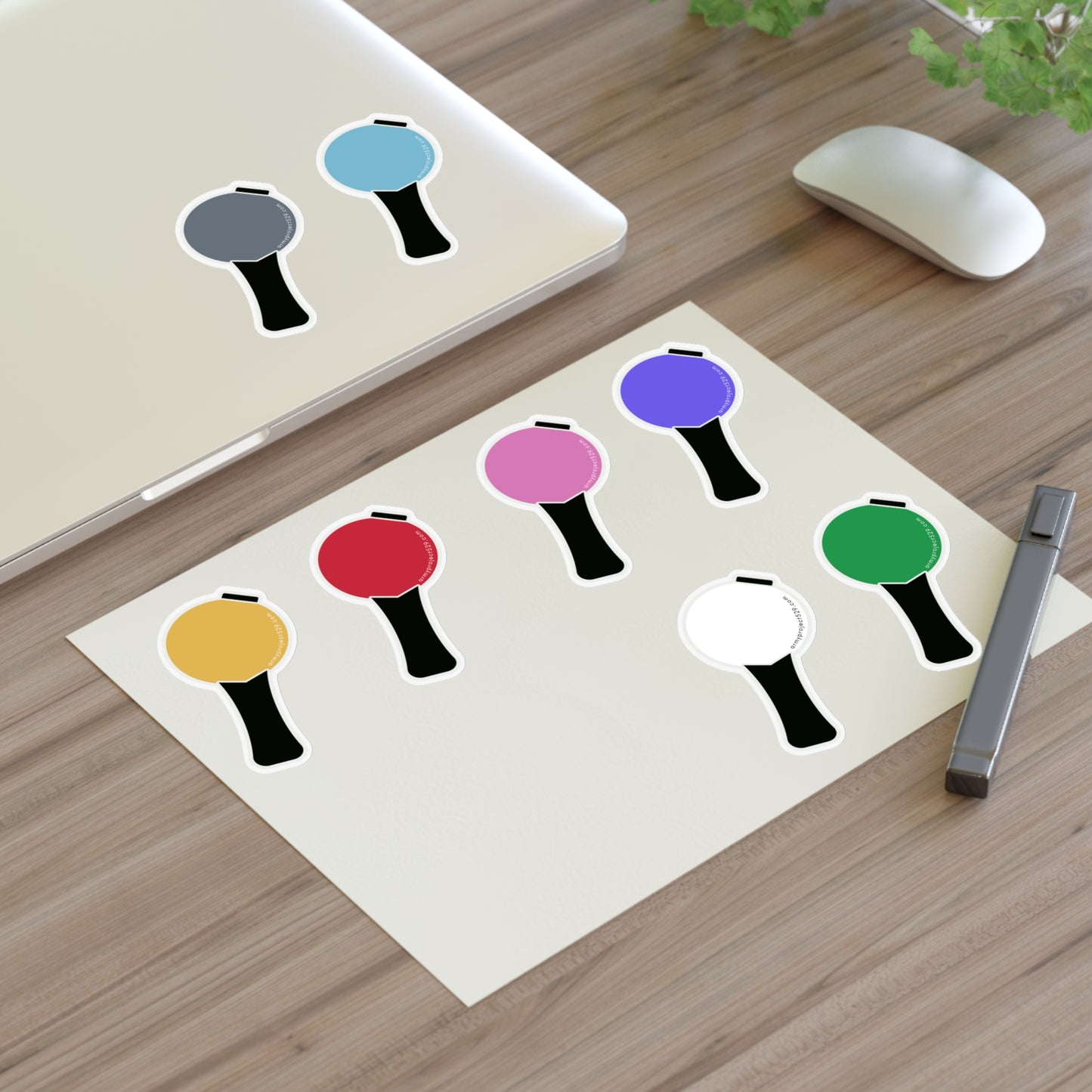 Ma City Map Lightstick Vinyl Sticker Sheet