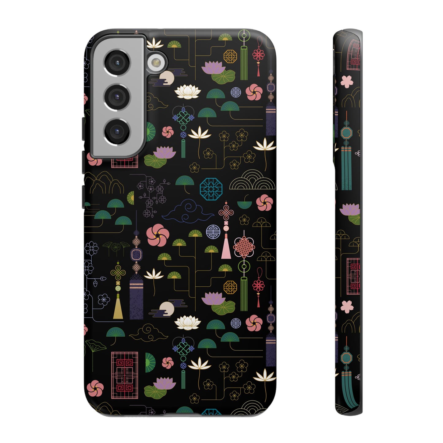 Norigae Night Garden Tough Phone Case - Elegant K-Pop Merch - iPhone, Galaxy, Pixel Cover