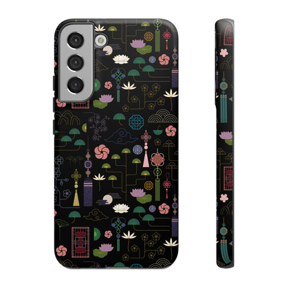 Norigae Night Garden Tough Phone Case - Elegant K-Pop Merch - iPhone, Galaxy, Pixel Cover