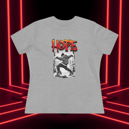Hobi Concert Women's Tee - HOTS with Hope - Fanmade BTS Merch - Soft Jersey T-Shirt