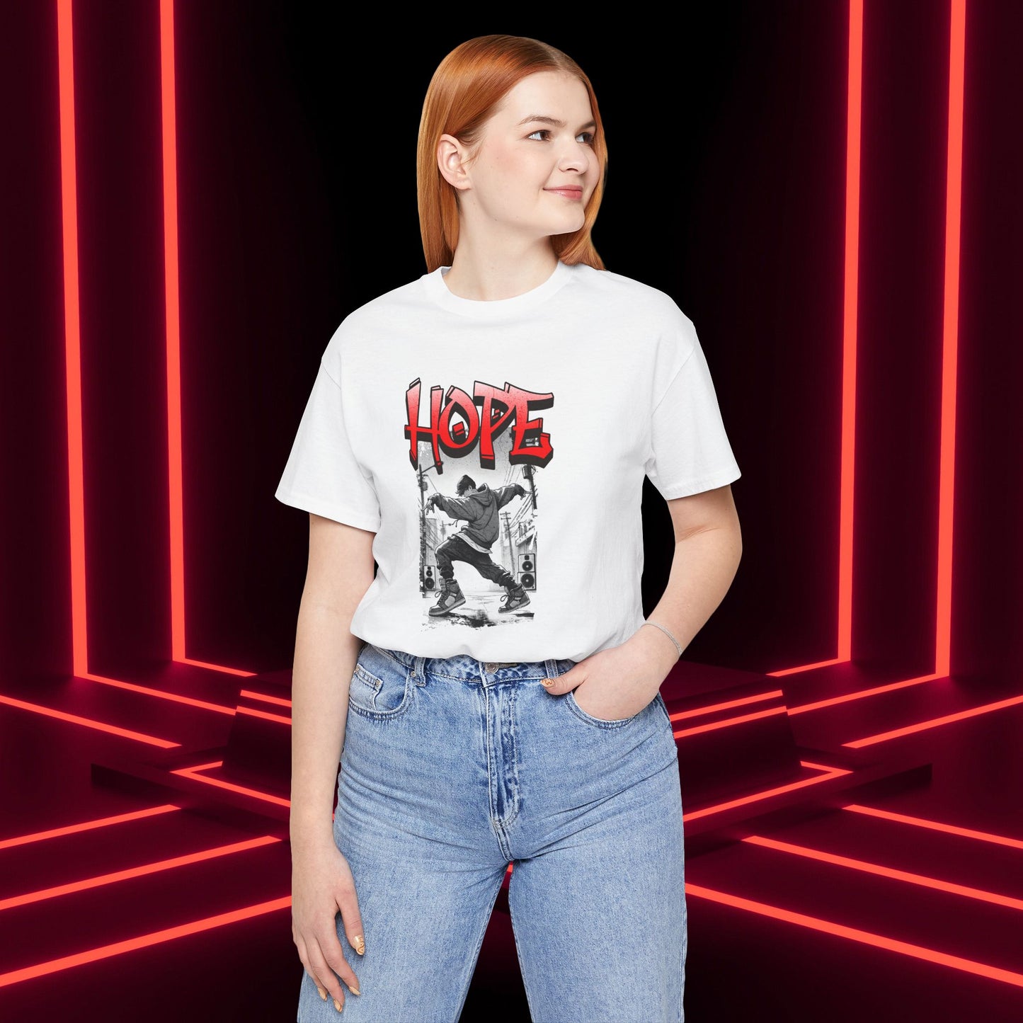 Hobi Concert Short Sleeve Shirt - HOTS with Hope (Stop Sign Ver.) - Fanmade BTS Merch - Soft Unisex T-Shirt