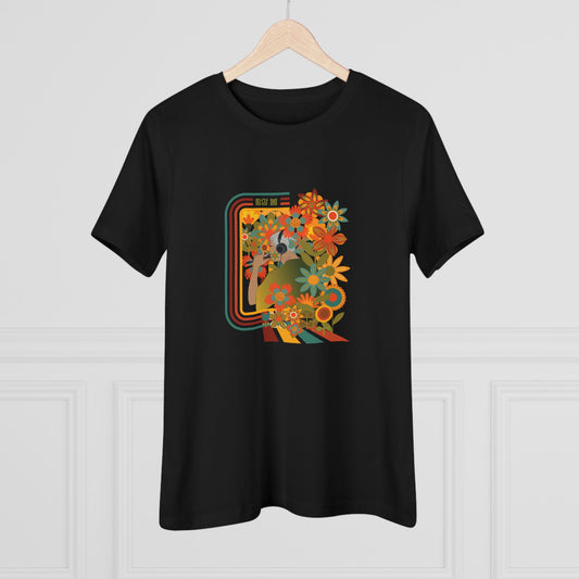 Namjoon Women's Tee - BTS Fanmade Retro Series - 70s Bohemian Aesthetic - Soft Jersey T-Shirt