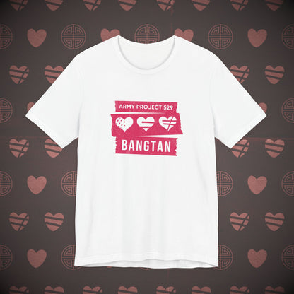 OT7 Short Sleeve Shirt (Red) - AP529 <3 Bangtan - Unisex Jersey T-Shirt