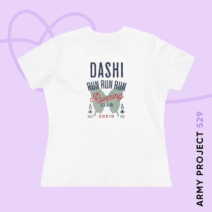 OT7 Women's Tee - Dashi Running Club - Fanmade BTS Merch - Soft Jersey T-Shirt