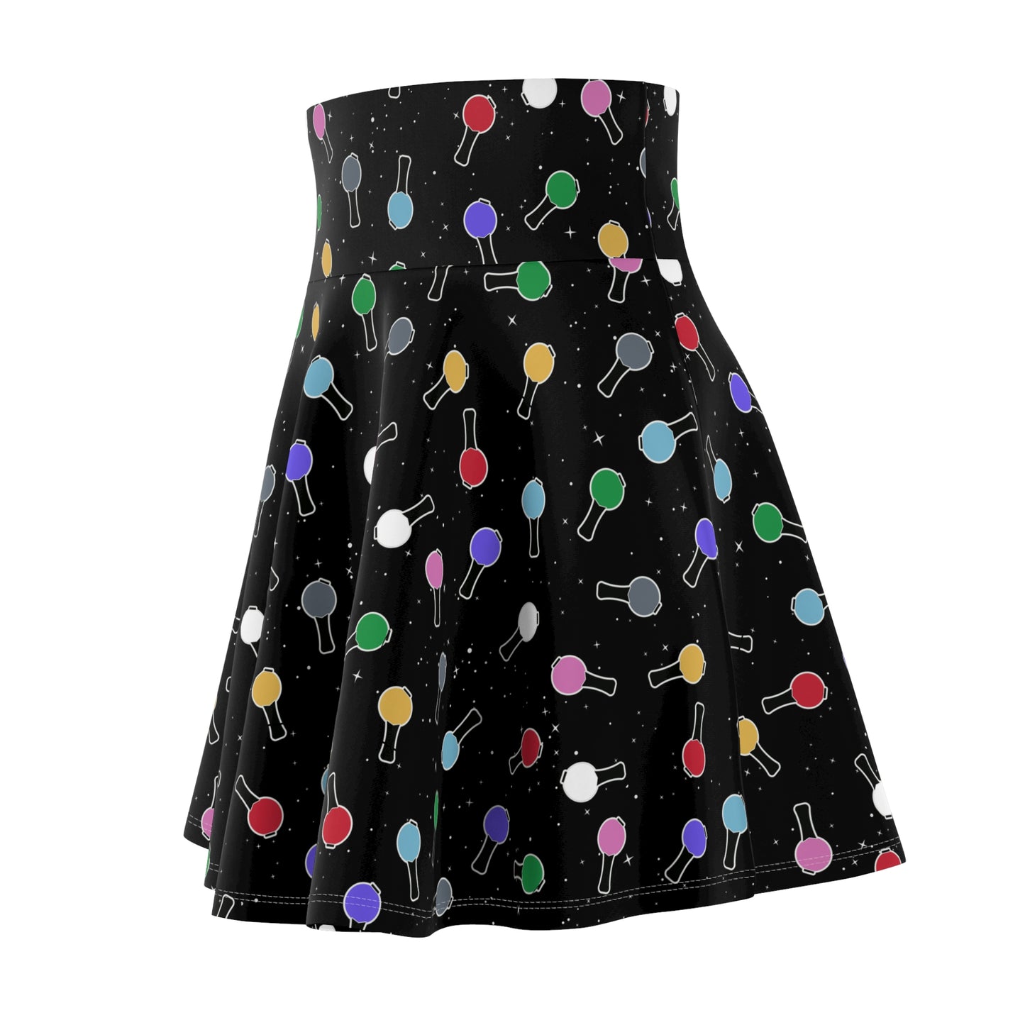 Ma City Map Lightstick Skater Skirt