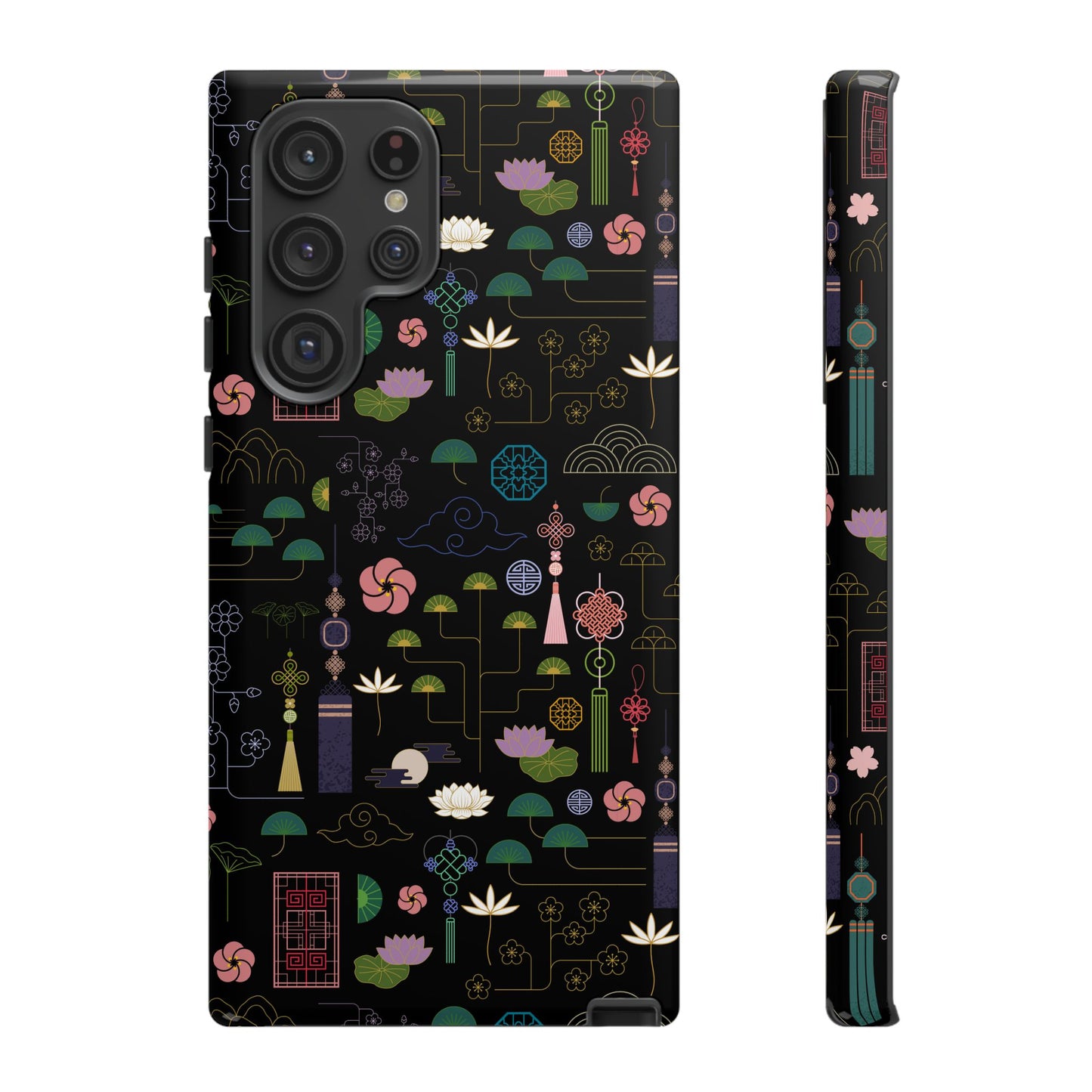 Norigae Night Garden Tough Phone Case - Elegant K-Pop Merch - iPhone, Galaxy, Pixel Cover