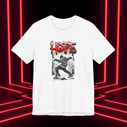 Hobi Concert Short Sleeve Shirt - HOTS with Hope (Stop Sign Ver.) - Fanmade BTS Merch - Soft Unisex T-Shirt