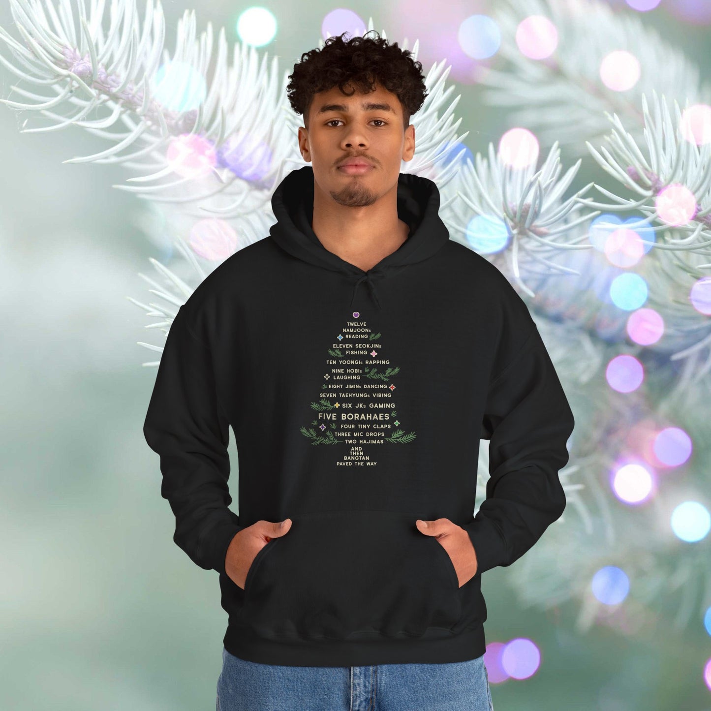 OT7 Hoodie - 12 Days of Bangtan- Fanmade BTS Merch - Cozy Unisex Sweatshirt