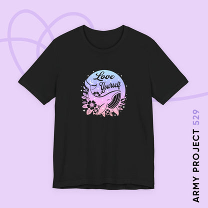 OT7 Short Sleeve Shirt - Love Yourself - Fanmade BTS Merch - Soft Unisex T-Shirt