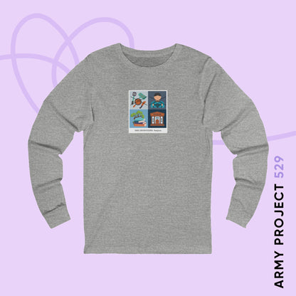 Namjoon Long Sleeve Shirt - Funny Fanmade BTS Merch - Care Instructions - Soft Unisex T-Shirt