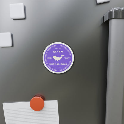Seven Normal Boys Badge Series Die-Cut Magnet