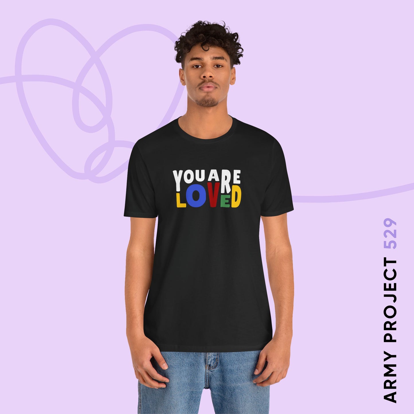 You Are Loved Unisex Jersey Short Sleeve Tee