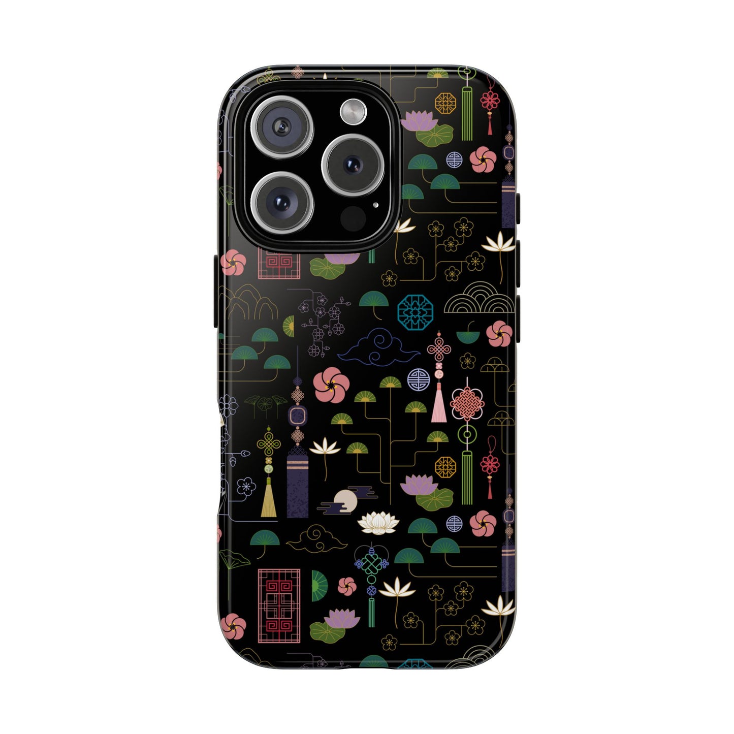Norigae Night Garden Tough Phone Case - Elegant K-Pop Merch - iPhone, Galaxy, Pixel Cover