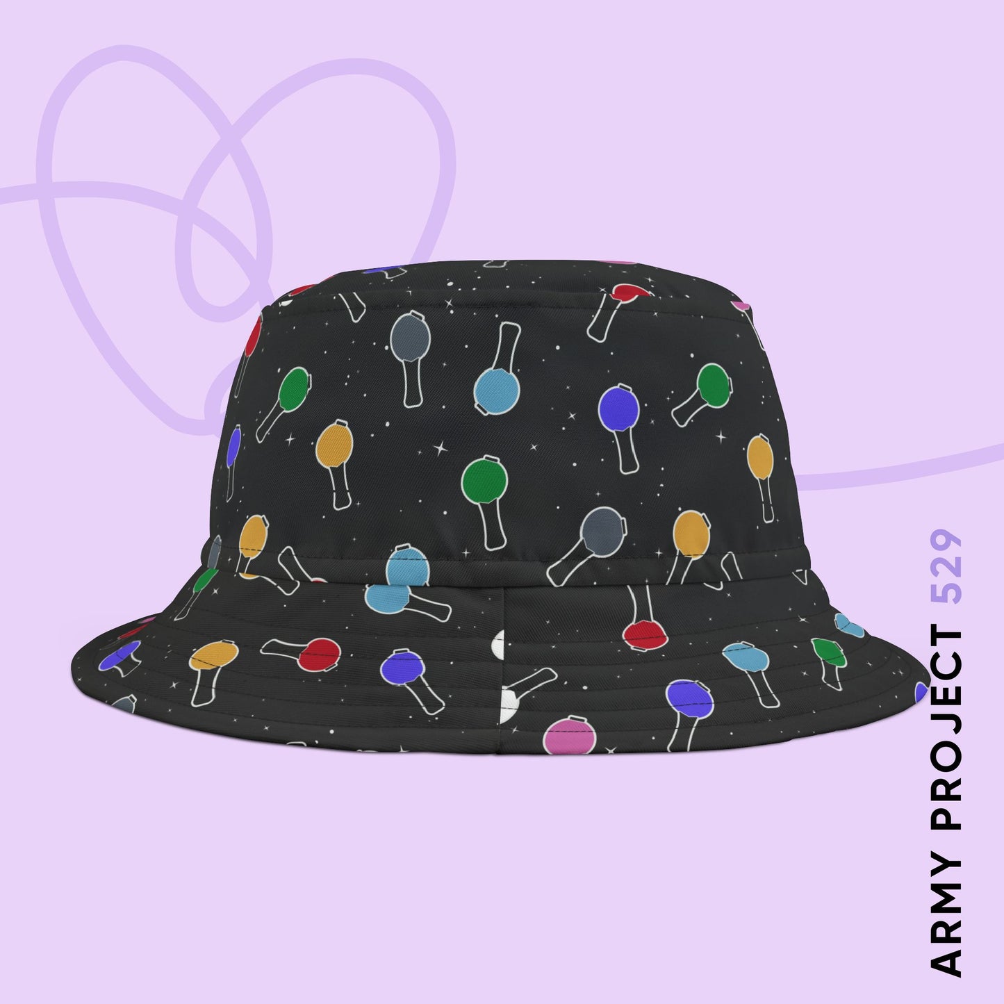 Ma City Map Lightstick Bucket Hat