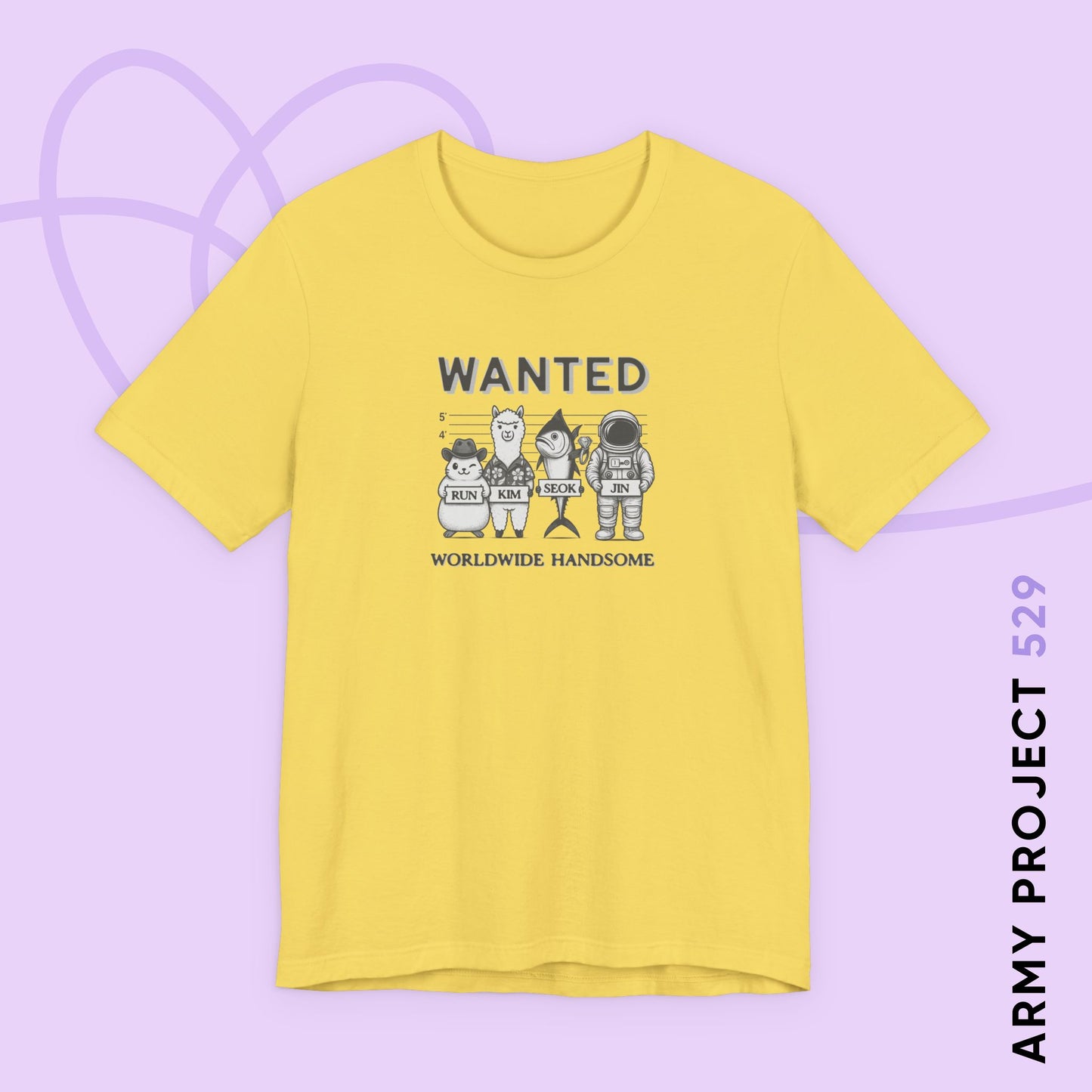 Run Kim Seokjin Unisex Jersey Short Sleeve Tee